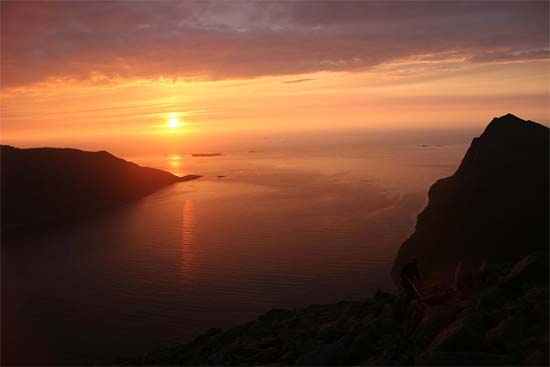 På tur mot Skamtind