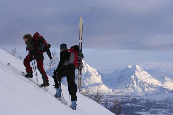 Topptur ved Breivikeidet i Tromsø